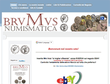 Tablet Screenshot of brumusnumismatica.com